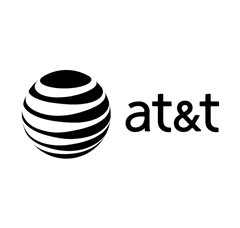 AT&T logo for Security and identity flows